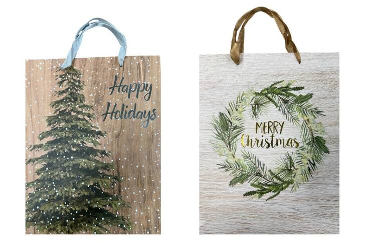 Lahjakassi 26x32/10cm WINTERIA - Lahjakassit - 177221 - 1