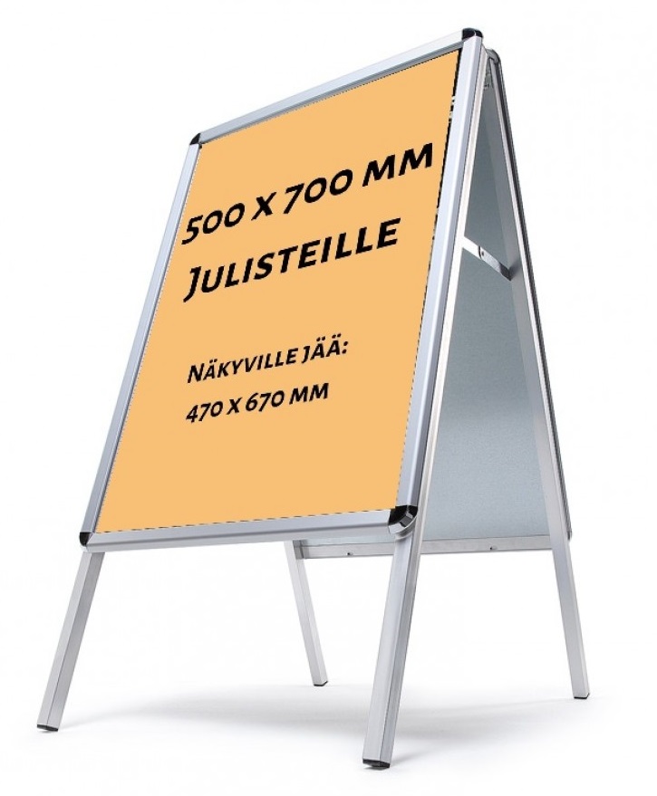 Ulkomainosteline 50x70cm/32mm - Ulkomainostelineet ja muovit - 129622 - 1