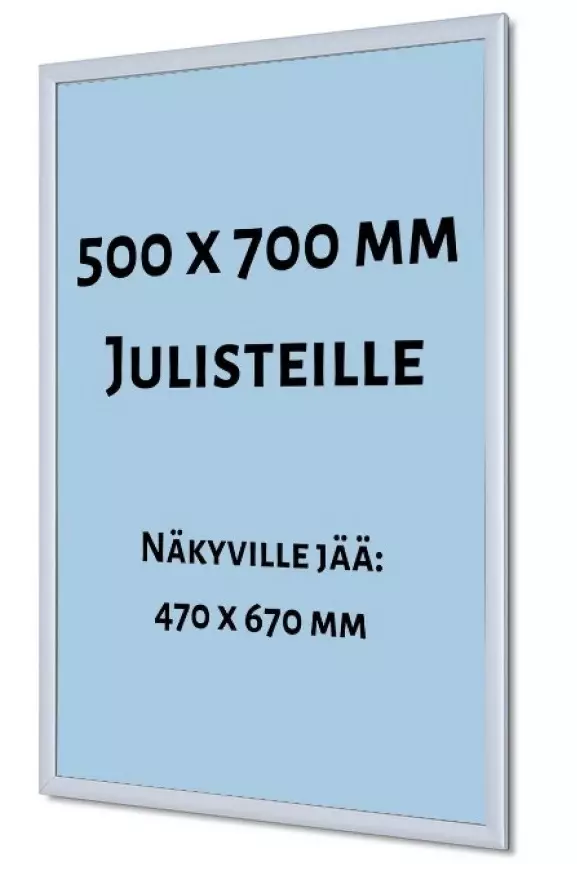 Julistekehys 50x70/25mm kääntökehys - Esitetelineet ja tarvikkeet - 182122 - 1