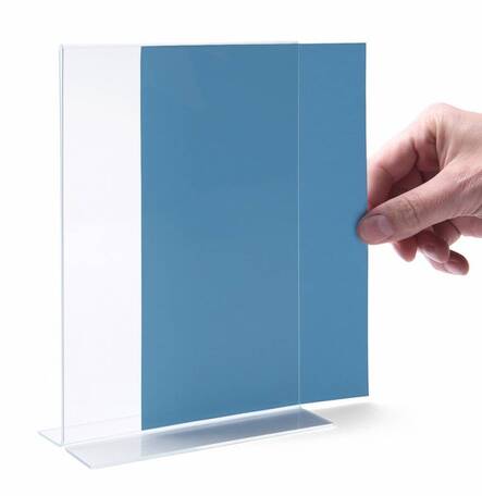 Esiteteline A6/1ark suora - Esitetelineet ja tarvikkeet - 107713 - 2