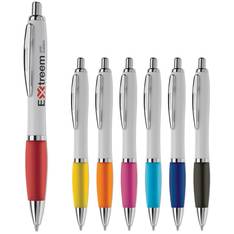 Kuulakynä HAWAI WHITE logopainatuksella - Painetut kynät - 155883 - 1