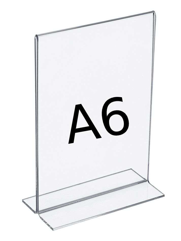 Esiteteline A6/1ark suora - Esitetelineet ja tarvikkeet - 107713 - 1