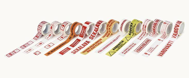 Pakkausteippi 38mmx66m - Painetut muut tuotteet - 155953 - 1