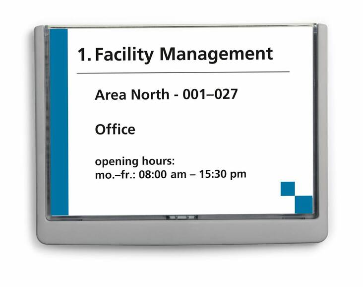 Seinäkyltti A5 DURABLE - Esitetelineet ja tarvikkeet - 130654 - 1