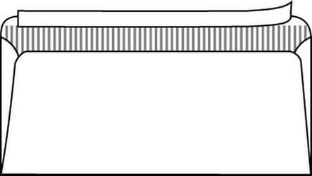 Kirjekuori C65 tarralla - Kirjekuoret,valkoiset - 102385 - 1