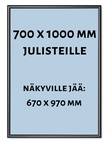 Julistekehys 70x100/25mm kääntökehys - Esitetelineet ja tarvikkeet - 163956 - 1