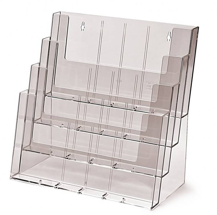 Esiteteline A4 4-os pöytä/seinämalli - Esitetelineet ja tarvikkeet - 119076 - 1