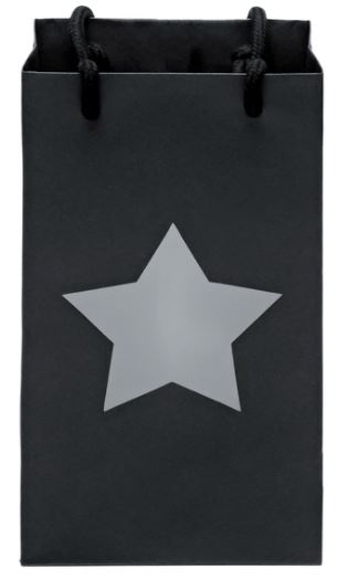 Paperikassi L 15x27/10cm tähti-ikkunalla - Lahjakassit - 169136 - 1