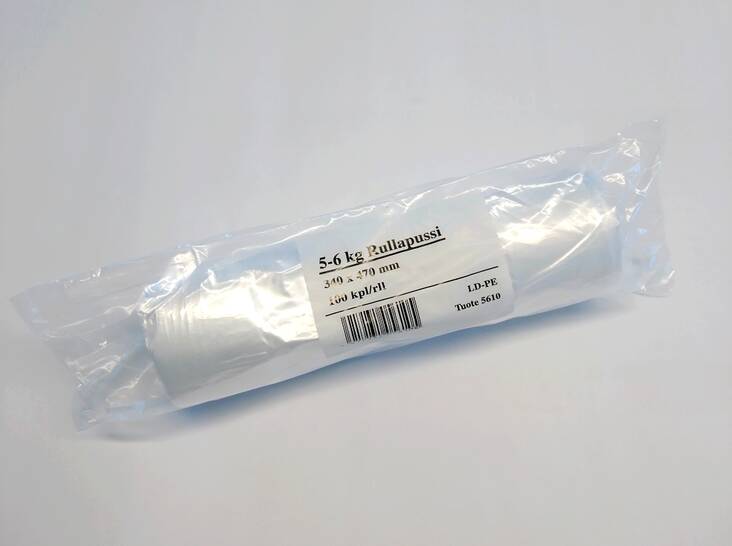 Rullapussi 5-6kg LDPE - Muovikassit - 132867 - 1