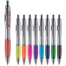 Kuulakynä HAWAI SILVER logopainatuksella - Painetut kynät - 155888 - 1