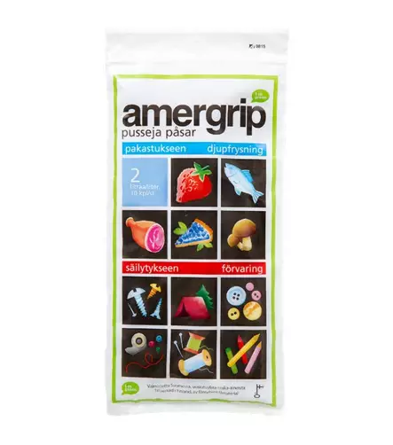 Salpapussi 2L AMERGRIP minigrip - Lähetys, pakkauslista ja salpataskut - 151328 - 1