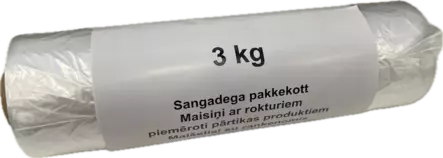 Henkselikassi HDPE 3kg 250kpl/rll - Muovikassit - 179919 - 1