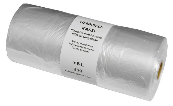 Muovikassi HDPE 6Lelintarvikekelpoinen - Muovikassit - 107089 - 1